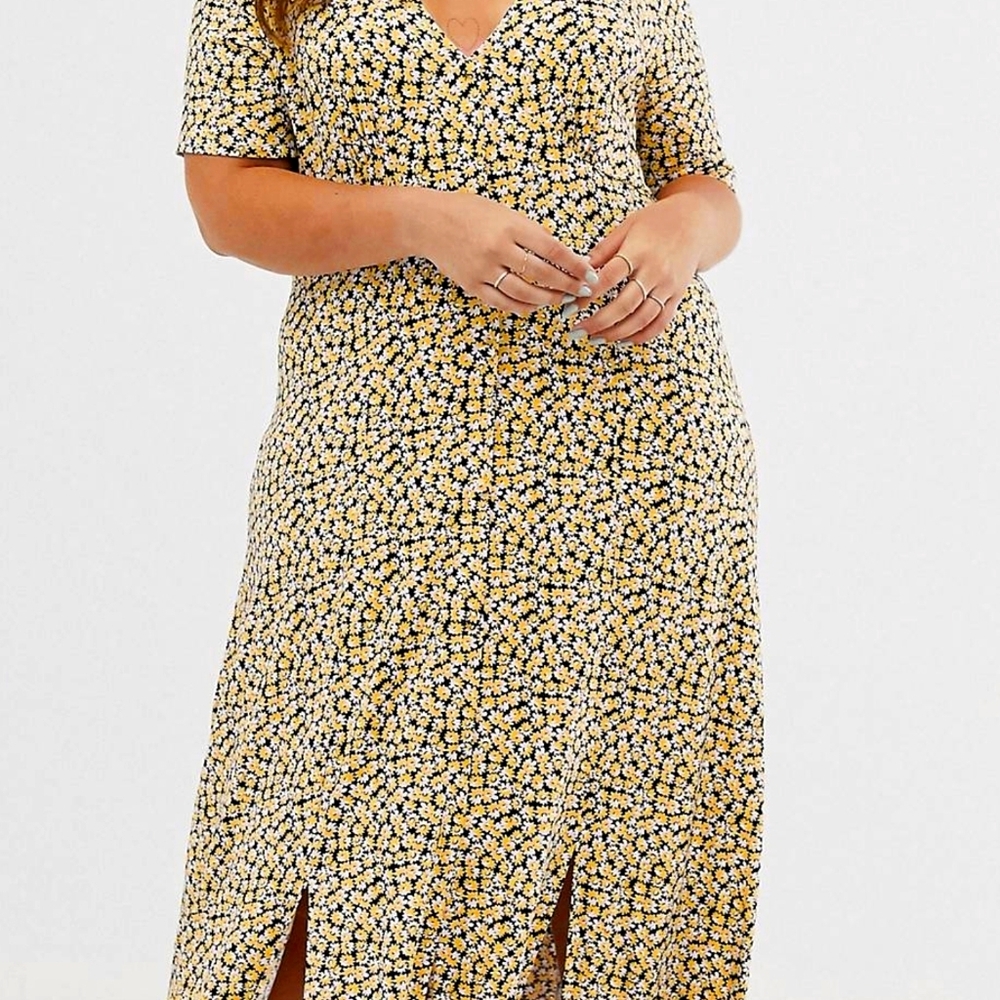 Asos two front Split Maxi dress